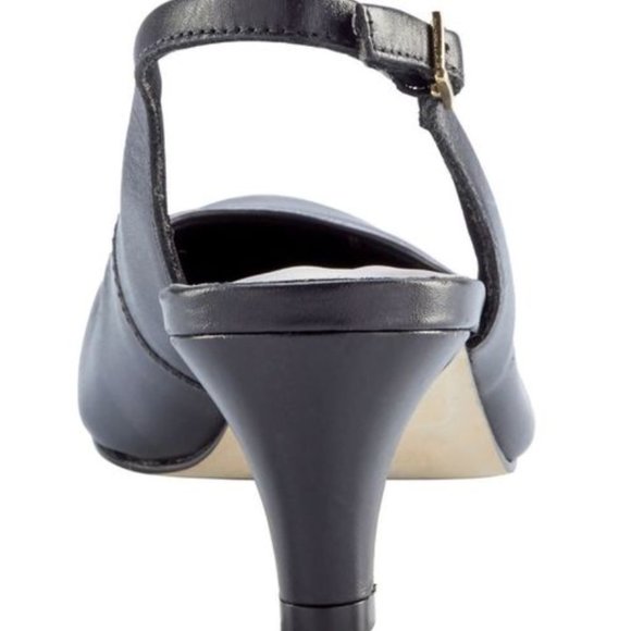 New in Box Walking Cradles Women's Jolly Slingback Mid-heel Dress Pumps Navy - Picture 3 of 4